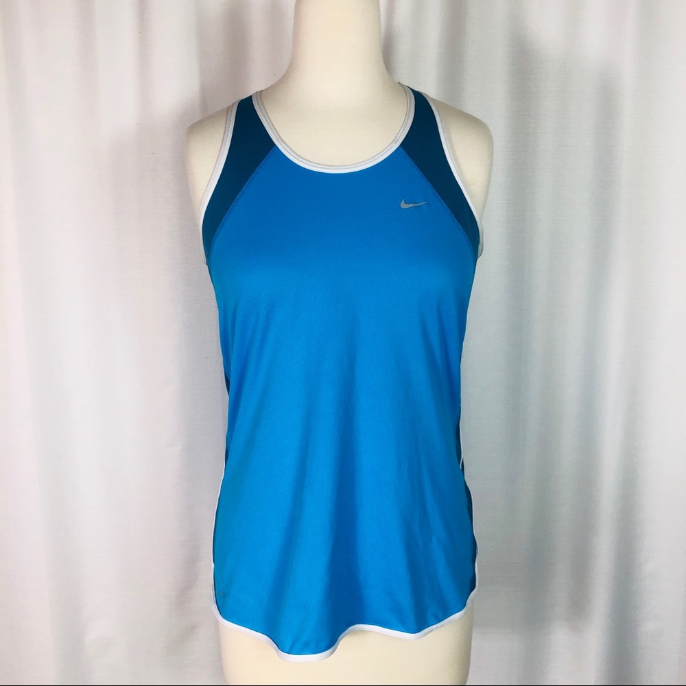 Nike DriFit Blue Workout Tank L